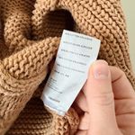 Free People  Tan Cable Knit Sweater Photo 5