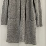 Universal Threads UNIVERSAL THREAD Open Front Long Sweater Knit Textured Cardigan in Gray Size XS Photo 4