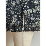 3.1 Phillip Lim 3.1 Phillip Lim Dress Women 4 Black Silk Floral Jeweled Neck Shift Mini Luxury Photo 7