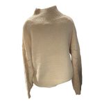 525 America Women's Size L Turtleneck Knit Sweater Tan Clean Girl Aesthetic NWT Size L Photo 3