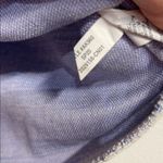 J.Crew  WOMENS TEXTURED SCALLOPED TWEED TANK BLOUSE BLUE WHITE XS AK960 Photo 4