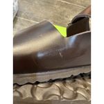 Coach  Leah CB990 Black Leather Loafers Lug Sole Women's Size 9B Photo 8