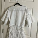 Jason Wu Cutout Ruched Cotton-blend Poplin Mini Dress -size 8 Photo 6