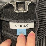 Serra  Women’s Charcoal Gray  Ribbed Turtleneck Sweater Large Photo 1