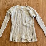 Abercrombie & Fitch Wool Tan Scoop Neck Sweater Top Womens Small Photo 1