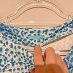 J. McLaughlin  Catalina Cloth Sage Ruched Side Sheath Dress Animal Print Blue XS Photo 3