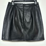 Avec Les Filles NWOT Anthropologie  Buttery Leather Mini Skirt Small Photo 0