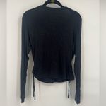 Lululemon  Side-Cinch Ribbed Cardigan Black Size 8 Photo 7
