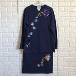 Quacker Factory  2 piece top & maxi skirt tea party women's size M modest set‎ Photo 1