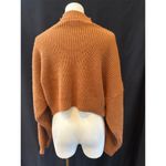 SheIn Women’s Chestnut Cropped Turtleneck Sweater Sz L Photo 2