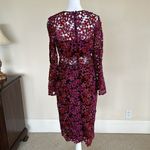 Shoshanna  Dyer Dress in Fuchsia Multi Size 6 Photo 8
