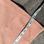 Off Shoulder Sweater Salmon Pink small top comfy asymmetrical design fold over Photo 6