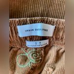 Urban Outfitters Brown Corduroy Cut Off Floral Drawstring, Size Small Photo 2