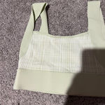 C/MEO COLLECTIVE Cmeo Collective Relaunch Sleeveless Knit Crop Top in Citron Check S Photo 6