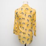 L'Agence | Camille Zebra Print Button Front Shirt Photo 2