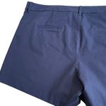 Old Navy Women’s High Waist Pixie Trouser Shorts Plus Size 22 Navy Twill Stretch Photo 6