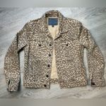 Lucky Brand  | Leopard Tomboy Trucker Denim Jacket Size Medium Photo 6