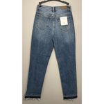 Cello  Jeans Sz 3 Womens High Rise Straight Leg Raw Split Hem Denim Jeans Photo 6
