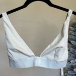 SKIMS  Cotton Rib Plunge Bralette in Bone Size S Photo 1