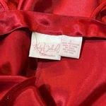 Kathy Ireland Vintage Intimates women’s Red Satin Nightgown size L Photo 6