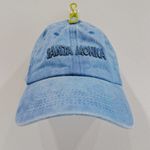 Blue Denim Baseball Hat with Embroidered Logo Photo 0