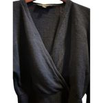 St. John Women's navy blue Wrap Sweater Top Size M Long Sleeve Casual Photo 1