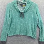 C&C California  Sweater Marled Knit Size XS Cowl Neck Cropped Women's USA Made Photo 0