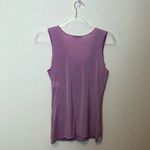 Nina Ricci Sleeveless Blouse Gathered Tweed & Silk Lace Trim 40 Purple Size undefined Photo 1