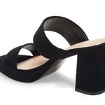 BP Karly Platform Sandals Black Suede Leather Women’s Size 10 Photo 10