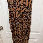 SheIn  Black and Brown Sleeveless Midi Dress Photo 2