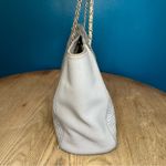 Tory Burch  Embossed Leather Bryant East West Tote Gray Shoulder Bag Le Fleur Photo 1