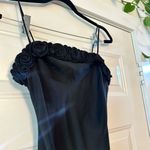 Jump Vintage 90s Rosette Cocktail Dress Full Length Photo 3