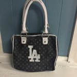 LA Dodgers Logo Black Gray White Women's Novelty Bag satchel‎ NLB Photo 1