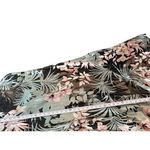 Linea Donatella Linea Donnella Tropical Black Floral Satin Feel Mermaid Maxi Slip Dress L Y2K Photo 9