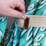 River Island Paisley belted shirt dress in green Photo 1