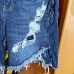 Judy Blue  High Rise Patch Destroyed Woman’s Denim Shorts Size 1XL Photo 2