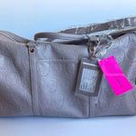 Betsey Johnson NEW  SKULLS Weekender Dufflel - Halloween Gray Large Bag w tag Photo 0