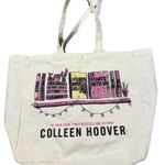 (Colleen Hoover) It Ends With Us Tote Bag: 18” White Photo 0