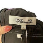 Diane Von Furstenberg  Long-Sleeve‎ Banded Overlay Lace Midi-Length Dress Size 0 Photo 12