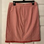 J.Crew Pink Wrap Ruffled Knee-Length Skirt size 6 brand new with tag waist 30” Photo 3