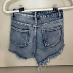SheIn Cut-Off Distressed High Rise Distressed Jean Shorts size small Photo 1