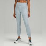 Lululemon Fast and Free Tight 25" *Nulux City Grit White Blue Fog 2 Photo 2
