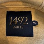 Yellow Brown Plaid Winter Coat Hooded Womens Photo 10