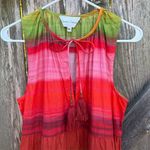 EUC Cara Cara Grace Dress Newport Sun Terracotta Medium / Large Retail $395.00 Photo 2