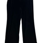 Clifford & Wills Black Velvet Wide Leg Pants Womens Plus Size 2X High Rise Photo 0