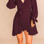 Impressions Faux Wrap Dress Photo 0