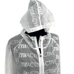 ZYIA Active Womens Full Zip Packable Breeze Windbreaker Jacket White Medium NWT Photo 1