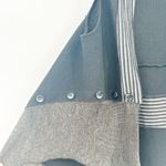 Adore Womens Fall Lagenlook Striped Knit Open Front Cardigan Sweater Vest Size S Black Photo 2