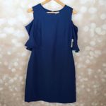 CeCe  Monaco Blue Cold Shoulder Dress Photo 2