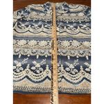 Alfred Dunner NWT  Women's Blue VTG Button Up Short Sleeve Shirt 14 Top Career L Photo 2